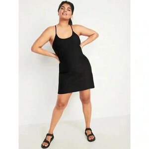 Old Navy PowerSoft Racer Back Mini Swing Dress